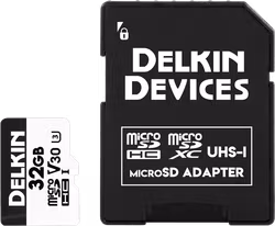 Delkin microSDHC Trail Cam Hyperspeed R100/W75 (V30) 32GB
