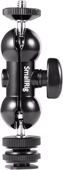 SMALLRIG 1135 MULTI-FUNC DOUBLE BALLHEAD SHOE+1/4"