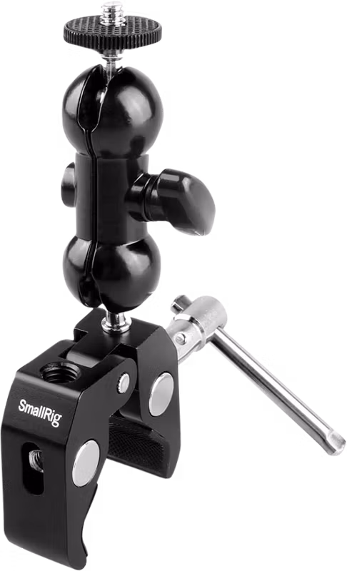 SMALLRIG 1138 Double Ballhead w/Clamp & 1/4" Screw