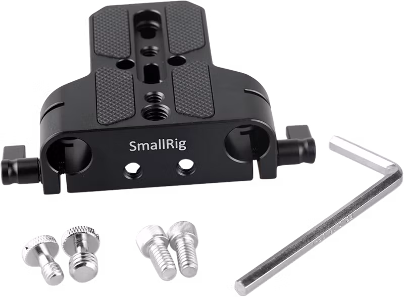 SmallRig 1674 Baseplate with 15mm Rod Clamp