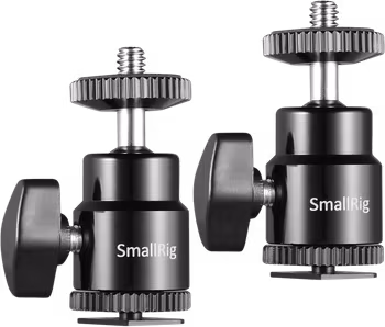 SMALLRIG 2059 Camera Cold Shoe -Ballhead-1/4"Sc 2P