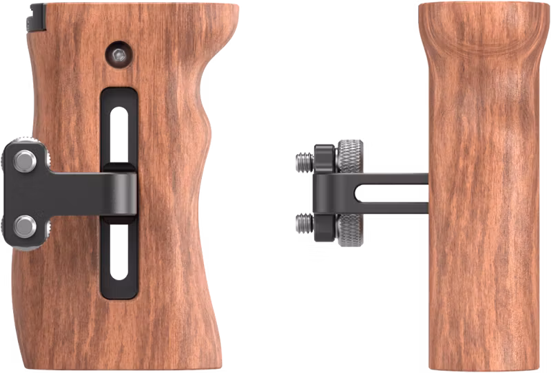 SmallRig 2093 Handle Wooden Universal Side