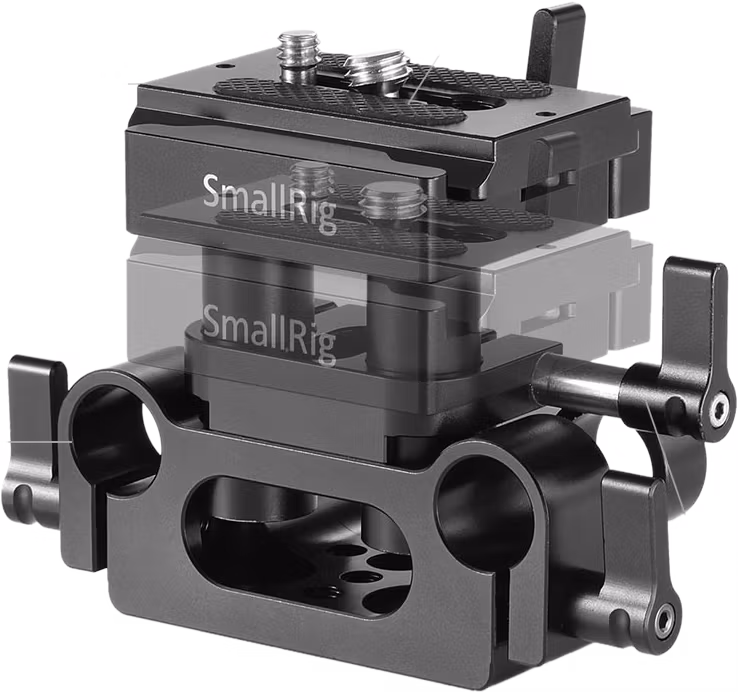 SmallRig 2272 Univ 15mm Rail Supp Syst Baseplate
