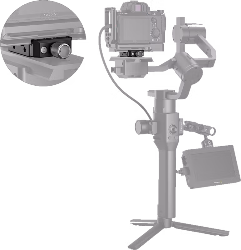 SMALLRIG 2506 QR CLAMP FOR RONIN S/SC & CRANE/WEEB