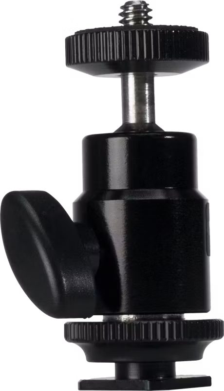 NANLITE MINI BALL HEAD WITH 1/4'' AND HOTSHOE