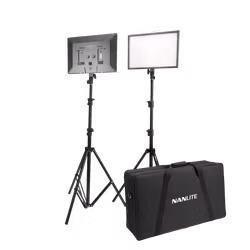 Nanlite LumiPad 25 LED 2 Light kit with stand and bag
