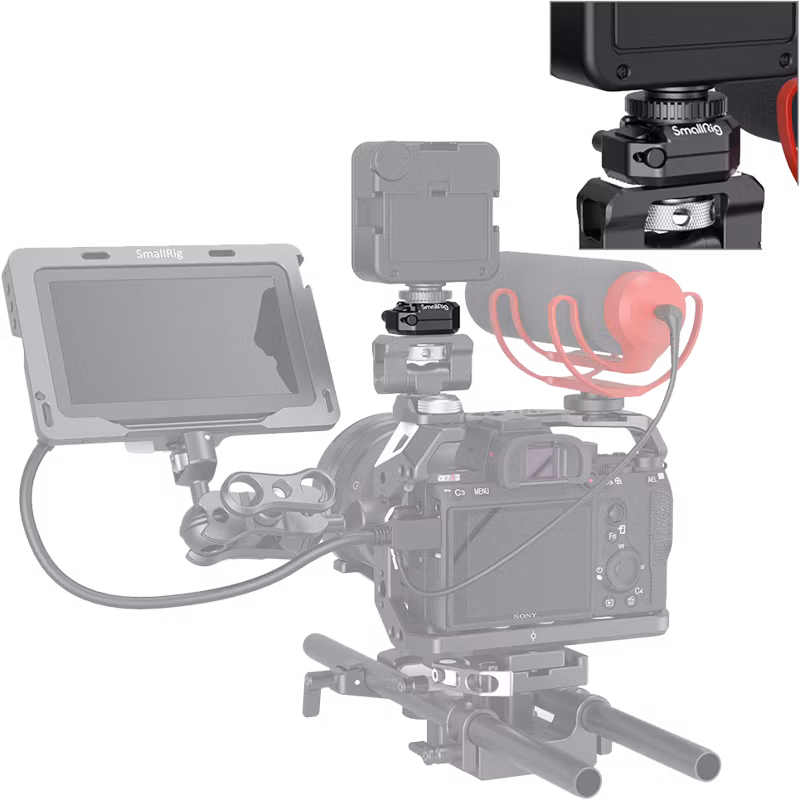 SMALLRIG 2797 Cold Shoe Mount Multi w/Safe Release