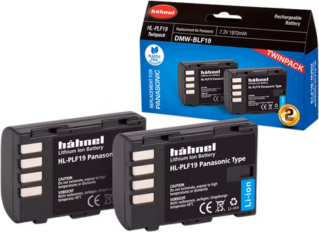 Hähnel Battery Panasonic HL-PLF19 / DMW-BLF19 Twin Pack