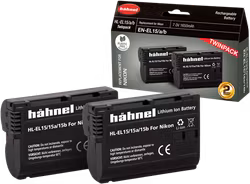 Hähnel Battery Nikon HL-EL15/15A/15B / EN-EL15A/B Twin Pack