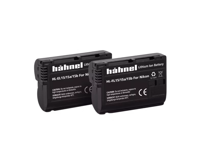 Hähnel Battery Nikon HL-EL15/15A/15B / EN-EL15A/B Twin Pack