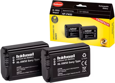 Hähnel Battery Sony HL-XW50 / NP-FW50 Twin Pack