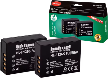 Hähnel Battery Fujifilm HL-F126s / NP-W126S Twin Pack