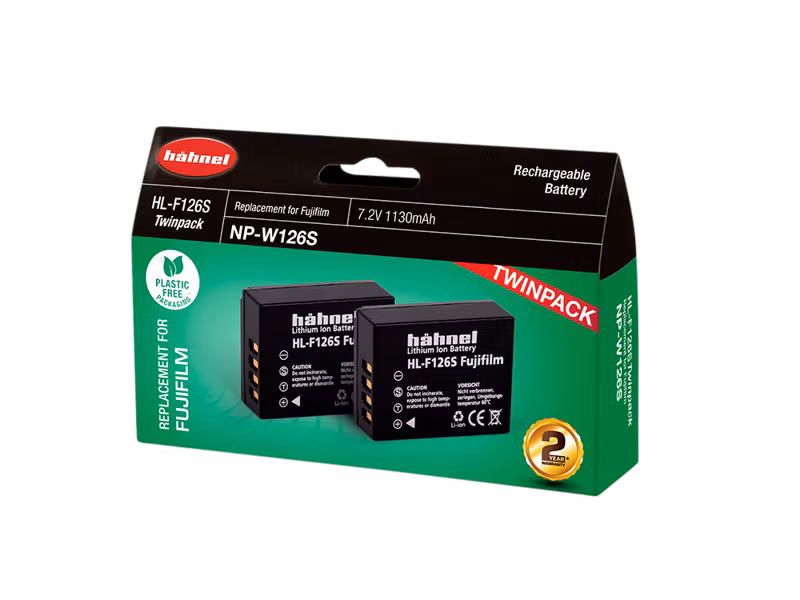 Hähnel Battery Fujifilm HL-F126s / NP-W126S Twin Pack