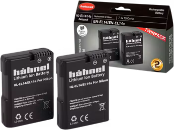 Hähnel Battery Nikon HL-EL14/14A / EN-EL14/14A Twin Pack