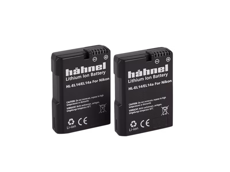 Hähnel Battery Nikon HL-EL14/14A / EN-EL14/14A Twin Pack