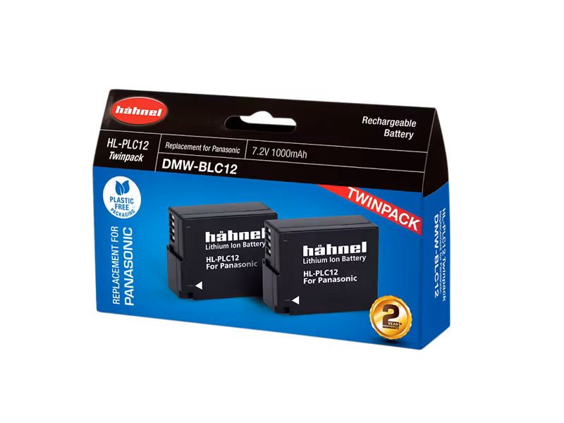 Hähnel Battery Panasonic HL-PLC12 / DMW-BLC12 Twin Pack