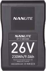 Nanlite battery V-mount 26V 230WH