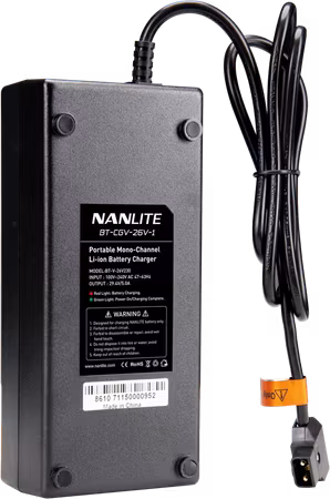 Nanlite Battery Charger for Single 26V V-mount Battery
