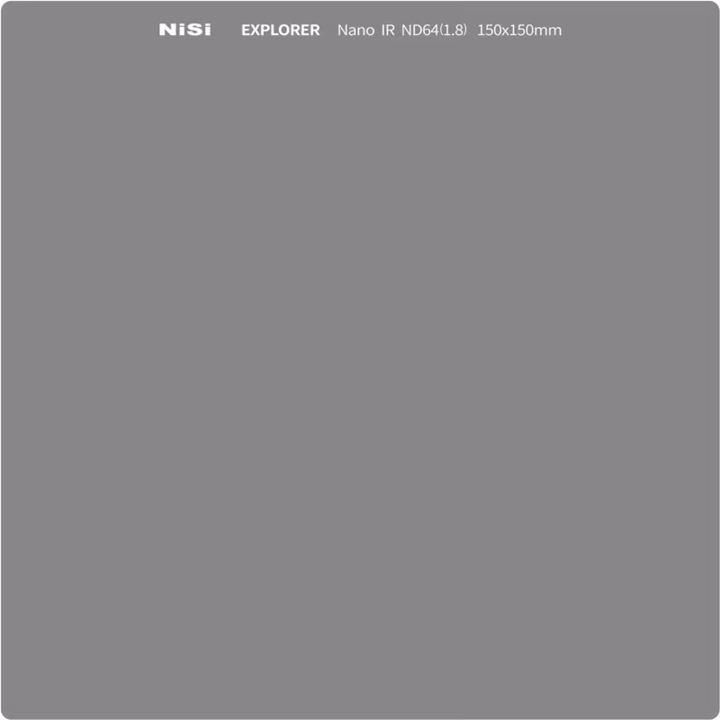 NiSi Square Filter Explorer 150X150mm IRND 64 6Stops