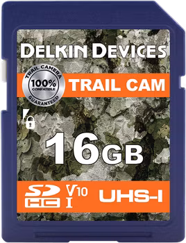 Delkin SDHC Trail Cam R100/W30 (V10) 16GB