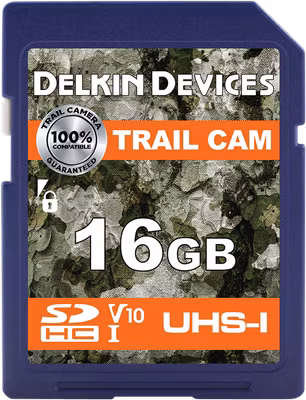 Delkin SDHC Trail Cam R100/W30 (V10) 16GB