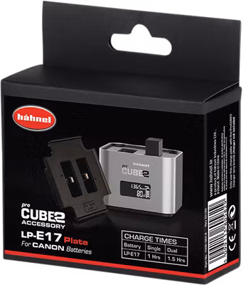 Hähnel ProCUBE 2 Plate for Canon LP-E17 Battery