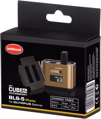 Hähnel ProCUBE 2 Plate for Olympus BLS-5 Battery