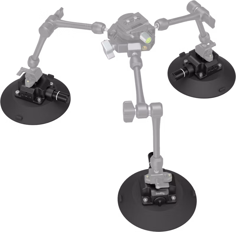 SmallRig 4114 Suction Cup 6" with camera mount