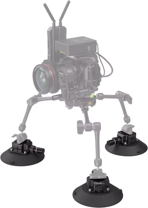 SmallRig 4114 Suction Cup 6" with camera mount