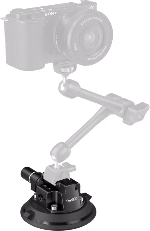 SmallRig 4122 Suction Cup 4" with camera mount