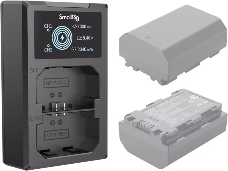 SmallRig 4087 Battery Charger For NP-FZ100 Batteries