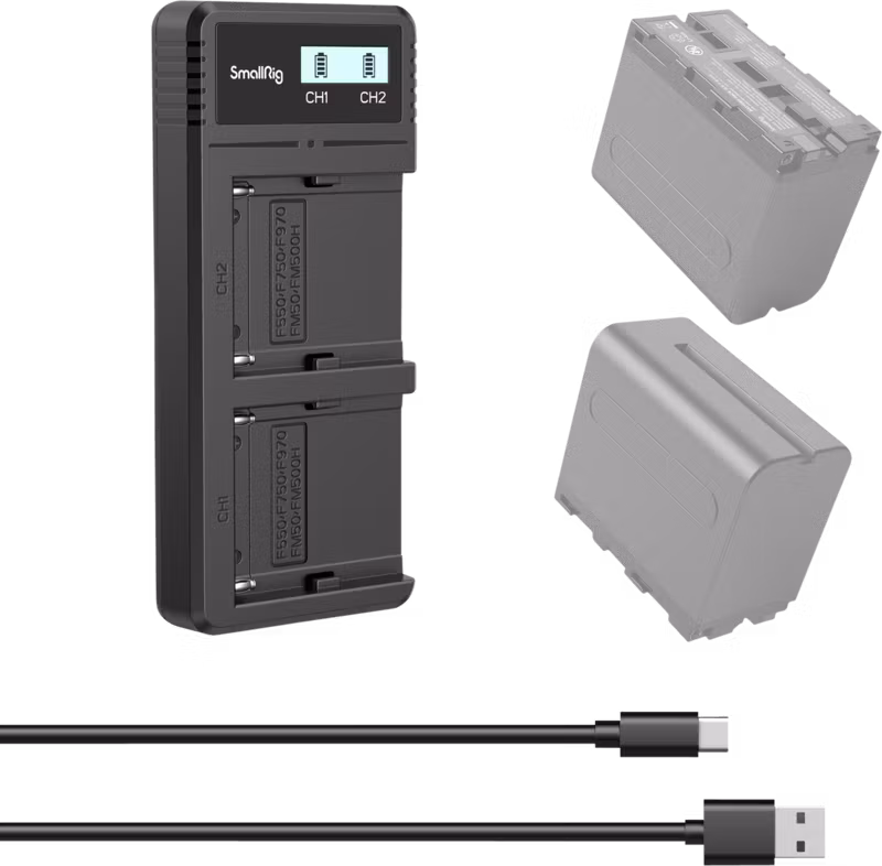 SmallRig 4086 Battery Charger For NP-F970 Batteries