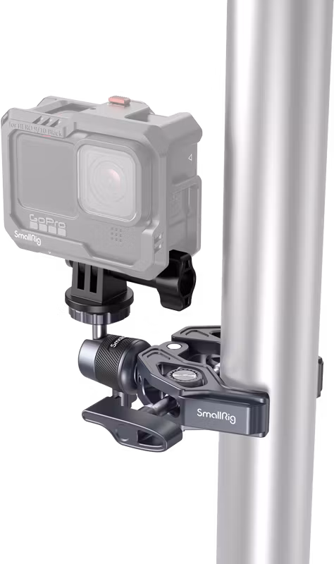 SmallRig 4102 Super Clamp with 360 Ballhead Mount for Action Cameras