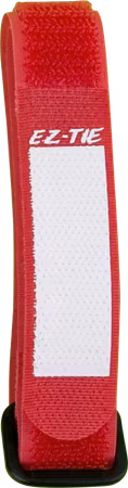 Kupo EZ-Tie Cable Grip 2cm X 41cm - Red  10pcs