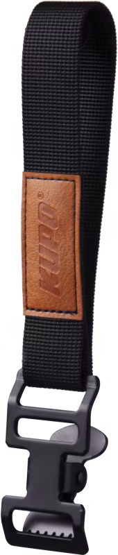 Kupo Glove Strap Alligator Clip & Brown Label