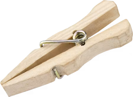 Kupo KCP-347 Wood C47 Spring-Type Clothspins (50 Pcs Per Bag)