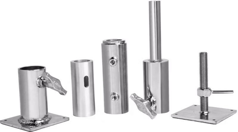 Kupo KCP-712TSK Telescopic Wall Spreader Kit For Pipe 1-1/2" Schedule 40 (O.D.48.3mm)