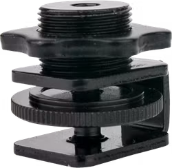 Kupo KS-140 Adapter w/ Cold Shoe For 5/8''-27 Male Thread