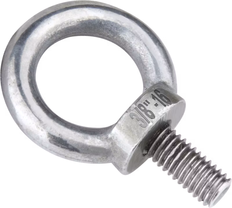 Kupo KS-155L Ring Bolt 3/8"-16 X 20mm Stainless Steel, Long Thread