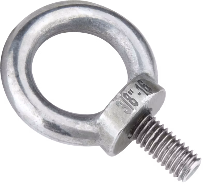 Kupo KS-155L Ring Bolt 3/8"-16 X 20mm Stainless Steel, Long Thread