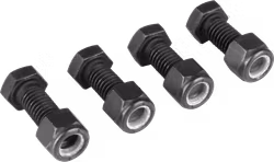 Kupo KS-180 3/8"-16X 1"(25.4mm)In Length Hex Flat Head Screw/Nut(4Sets)
