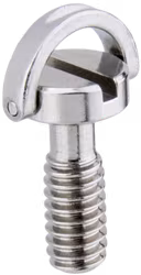Kupo KS-184 Stainless Steel Flat Head Shaft D Ring 1/4" Screws(21mm)