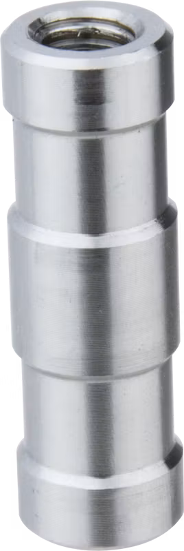Kupo KS-186 Stainless Steel Round Baby Stud 3/8"-16F & 3/8"-16F
