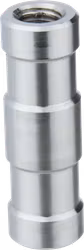 Kupo KS-186 Stainless Steel Round Baby Stud 3/8"-16F & 3/8"-16F