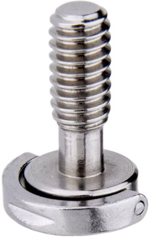 Kupo KS-184 Stainless Steel Flat Head Shaft D Ring 1/4" Screws(21mm)
