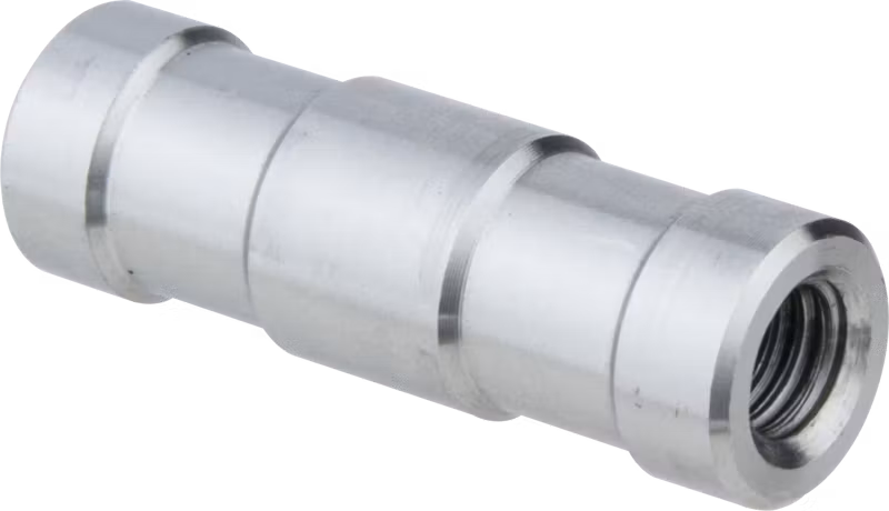 Kupo KS-186 Stainless Steel Round Baby Stud 3/8"-16F & 3/8"-16F