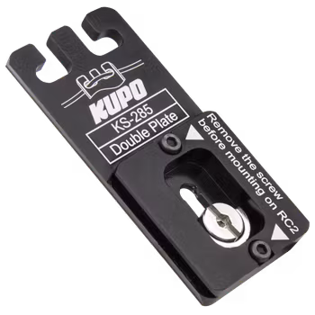 Kupo KS-285 Double Plate( Quick Release Plate For Arca-Swiss & Rc2 )