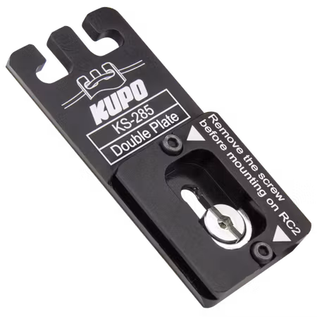 Kupo KS-285 Double Plate( Quick Release Plate For Arca-Swiss & Rc2 )