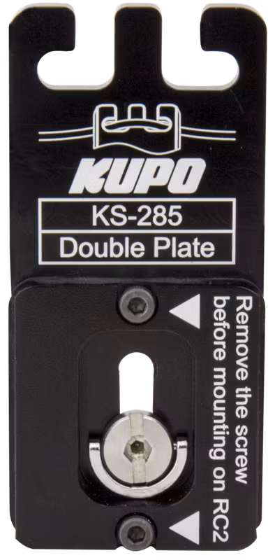 Kupo KS-285 Double Plate( Quick Release Plate For Arca-Swiss & Rc2 )