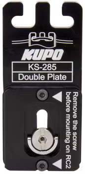 Kupo KS-285 Double Plate( Quick Release Plate For Arca-Swiss & Rc2 )